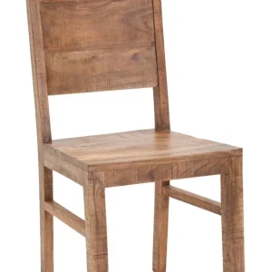 Set da 2 Sedia per soggiorno cucina legno di acacia cm 45x45x100h
