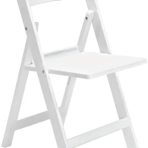 Set da 2 Sedia pieghevole polipropilene e fibra di vetro colore bianco cm 44x45x78h