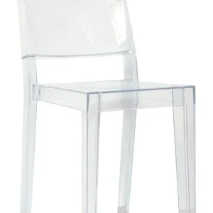 Set da 2 Sedia policarbonato trasparente design moderno per esterno o interno