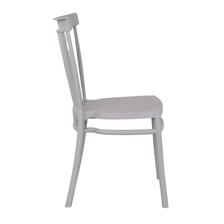 Set 4 Sedie 43x86x41 cm Polipropilene Ghiaccio