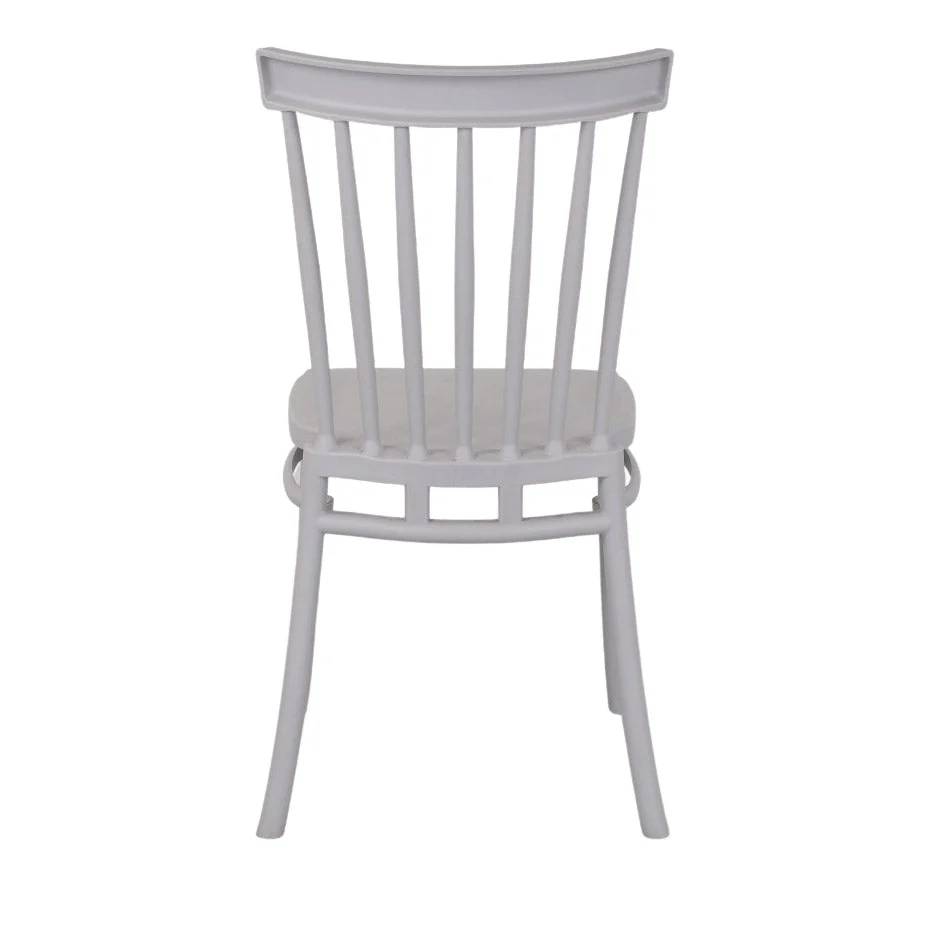 Set 4 Sedie 43x86x41 cm Polipropilene Ghiaccio