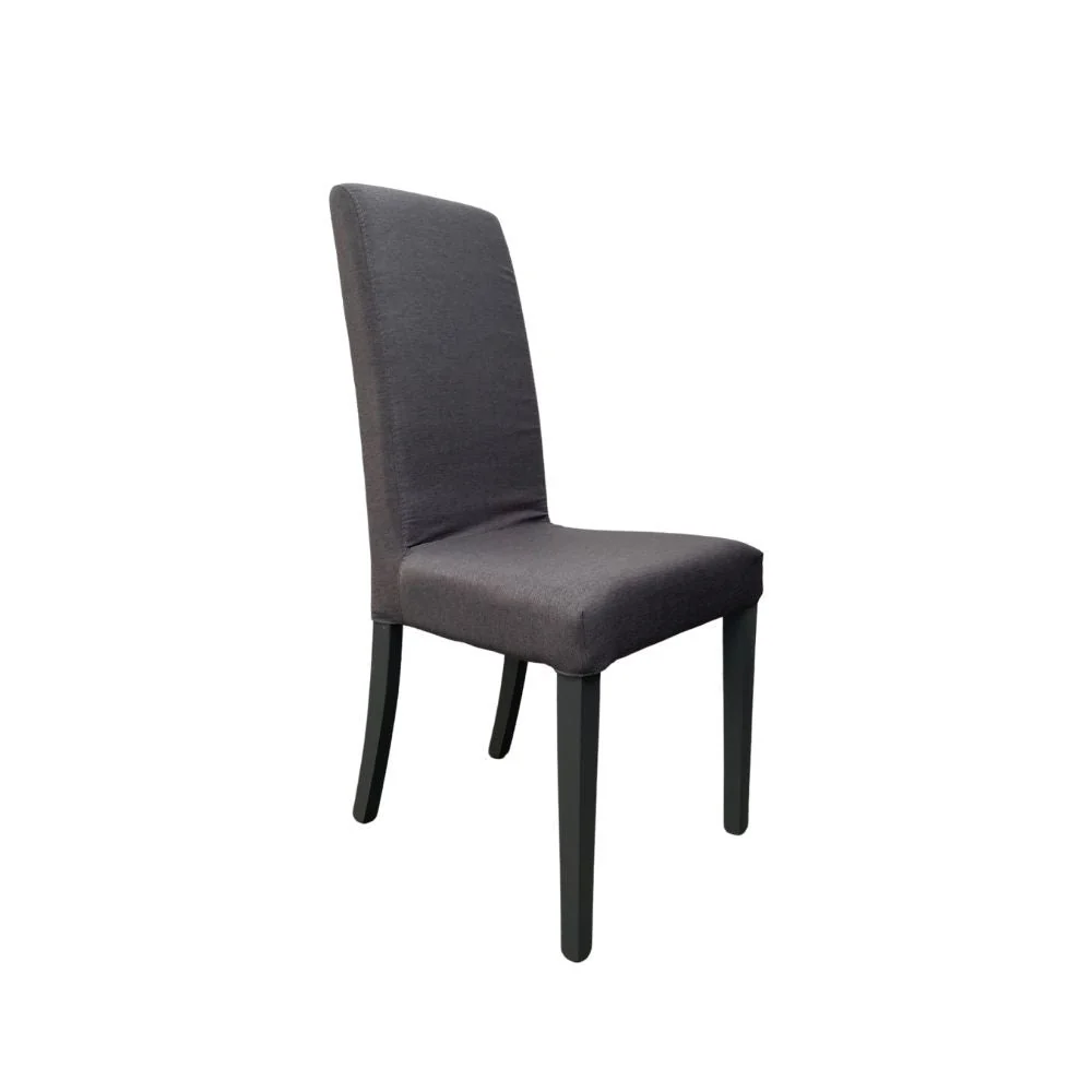 Set 2 Sedie 45x53x100 cm Edi Flash 17 tessuto sfoderabile antracite