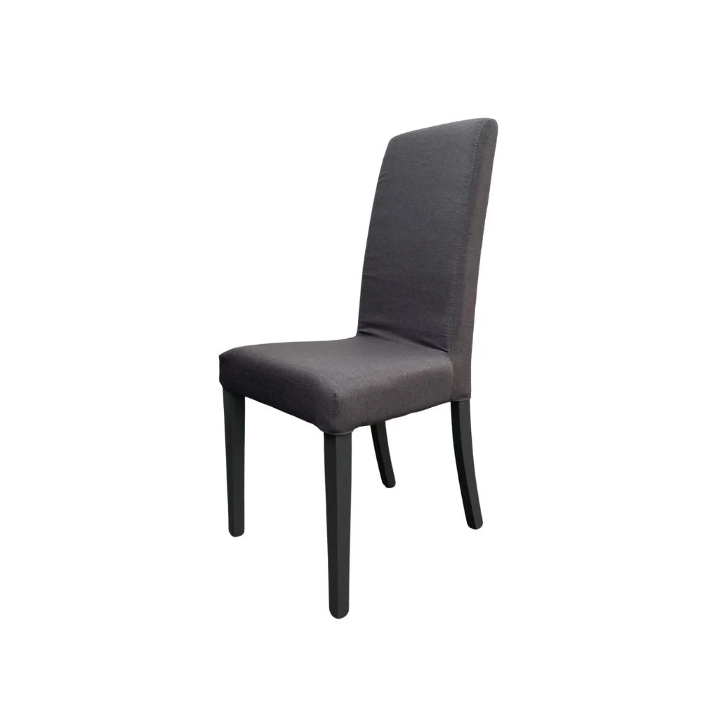 Set 2 Sedie 45x53x100 cm Edi Flash 17 tessuto sfoderabile antracite