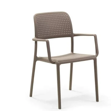 Set 4 Sedie Bora Armchair Nardi Tortora