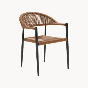 Set 2 sedie da esterno rattan Canari