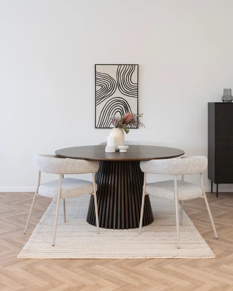 Set 2 sedie da pranzo imbottite Trivio
