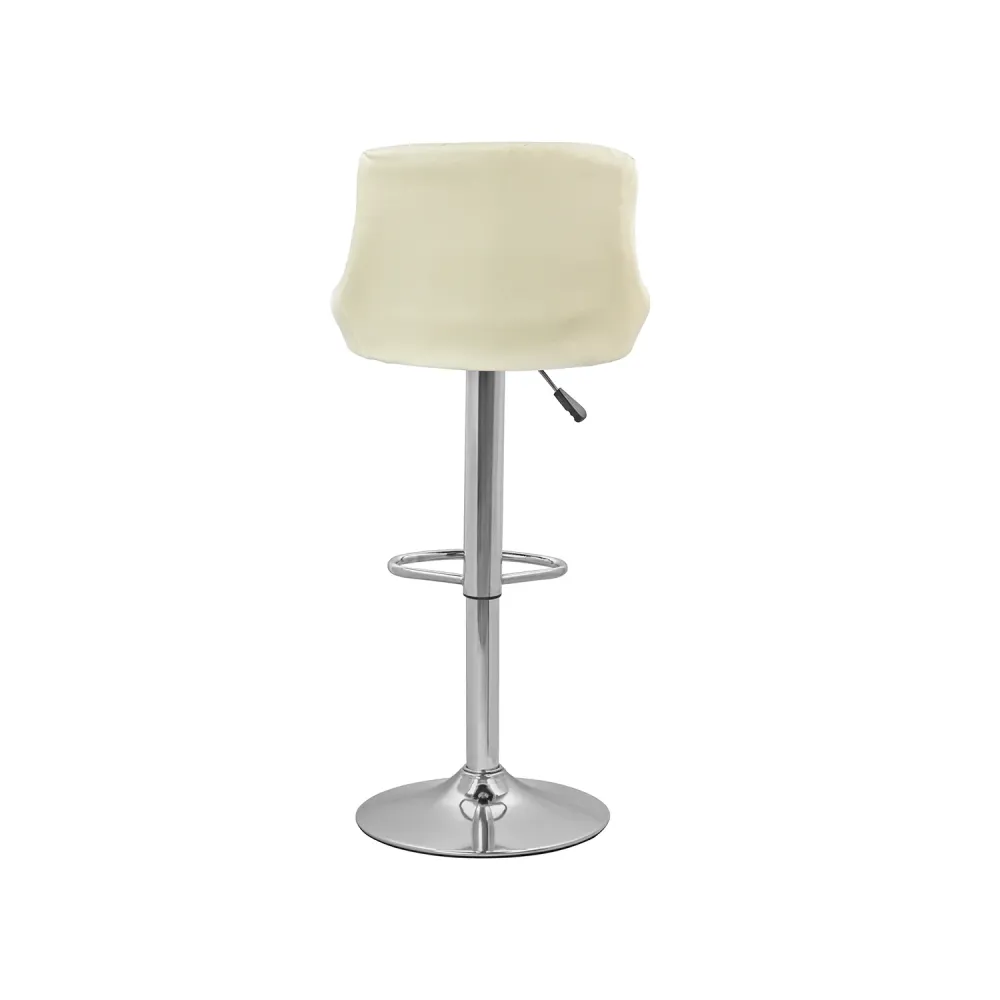 Set 2 Sgabelli Bar E Cucina Ecopelle Beige