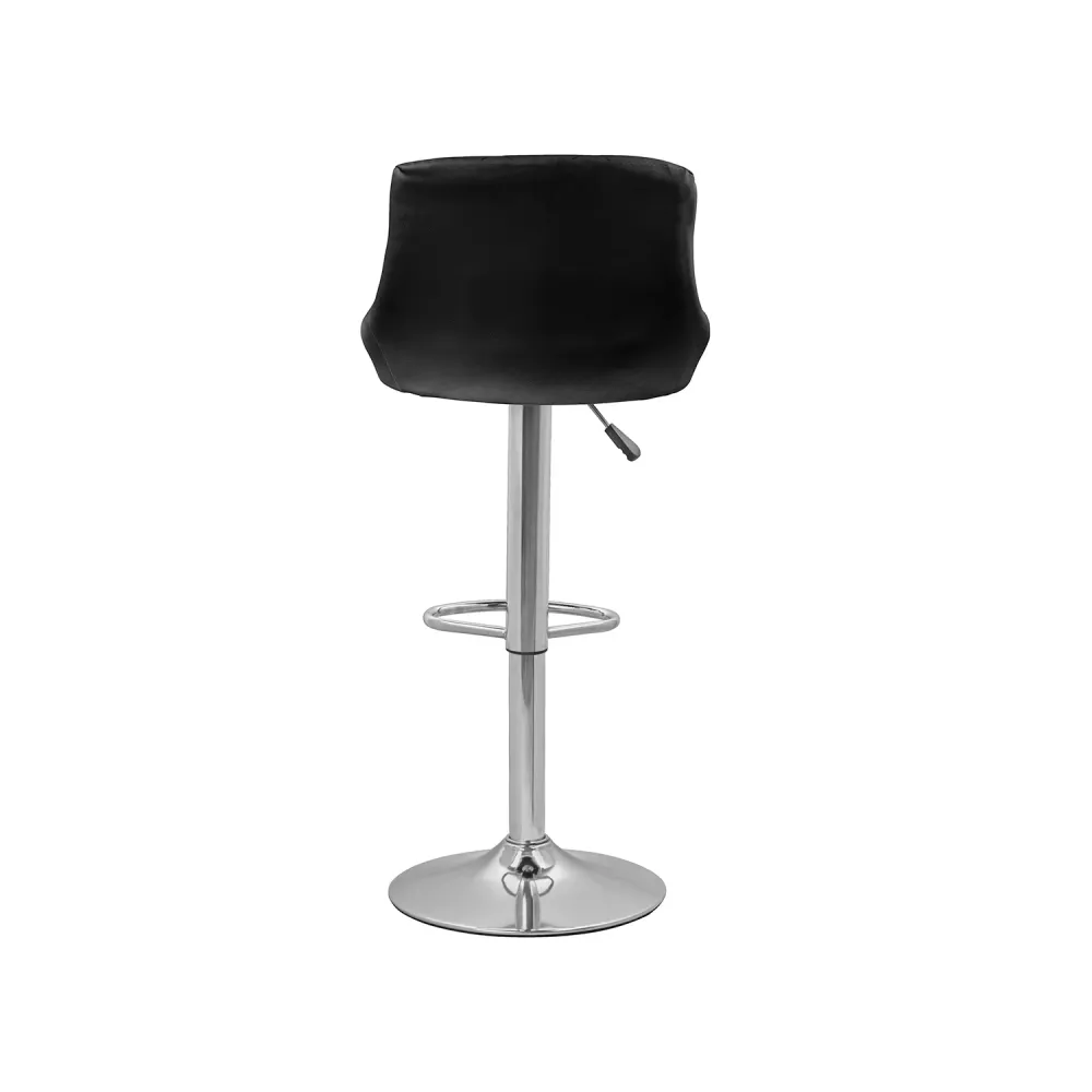Set 2 Sgabelli Bar E Cucina Ecopelle Nero