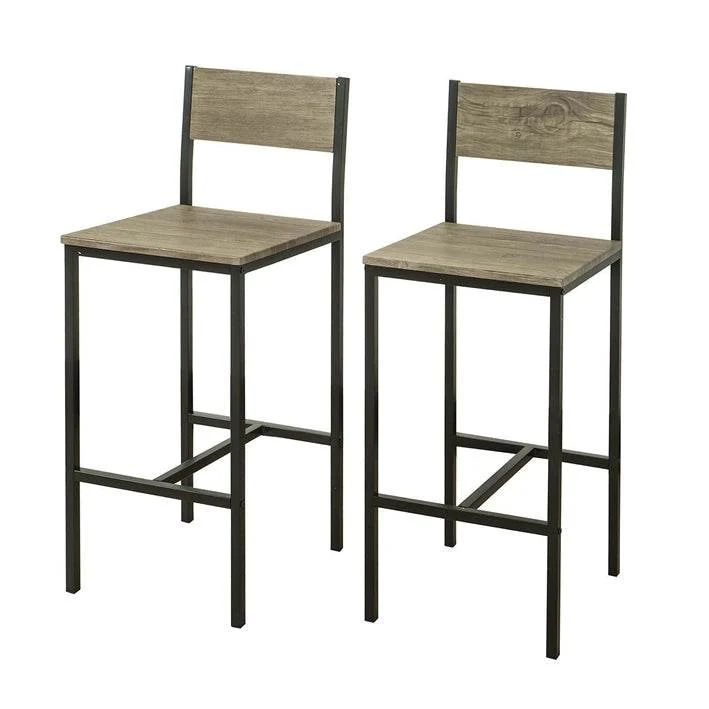 Set di 2 sgabelli da bar | sgabello da bancone | Altezza seduta 67 cm | metallo | FST53x2