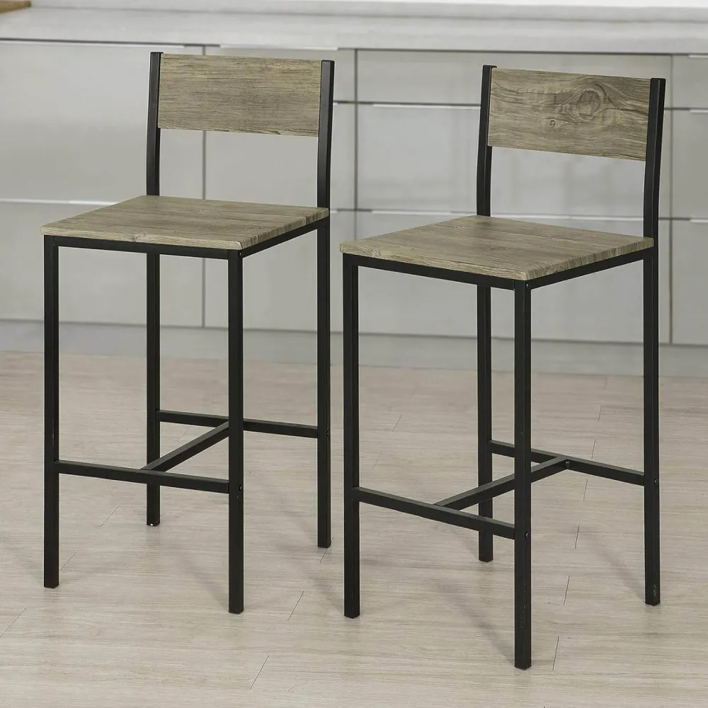 Set di 2 sgabelli da bar | sgabello da bancone | Altezza seduta 67 cm | metallo | FST53x2