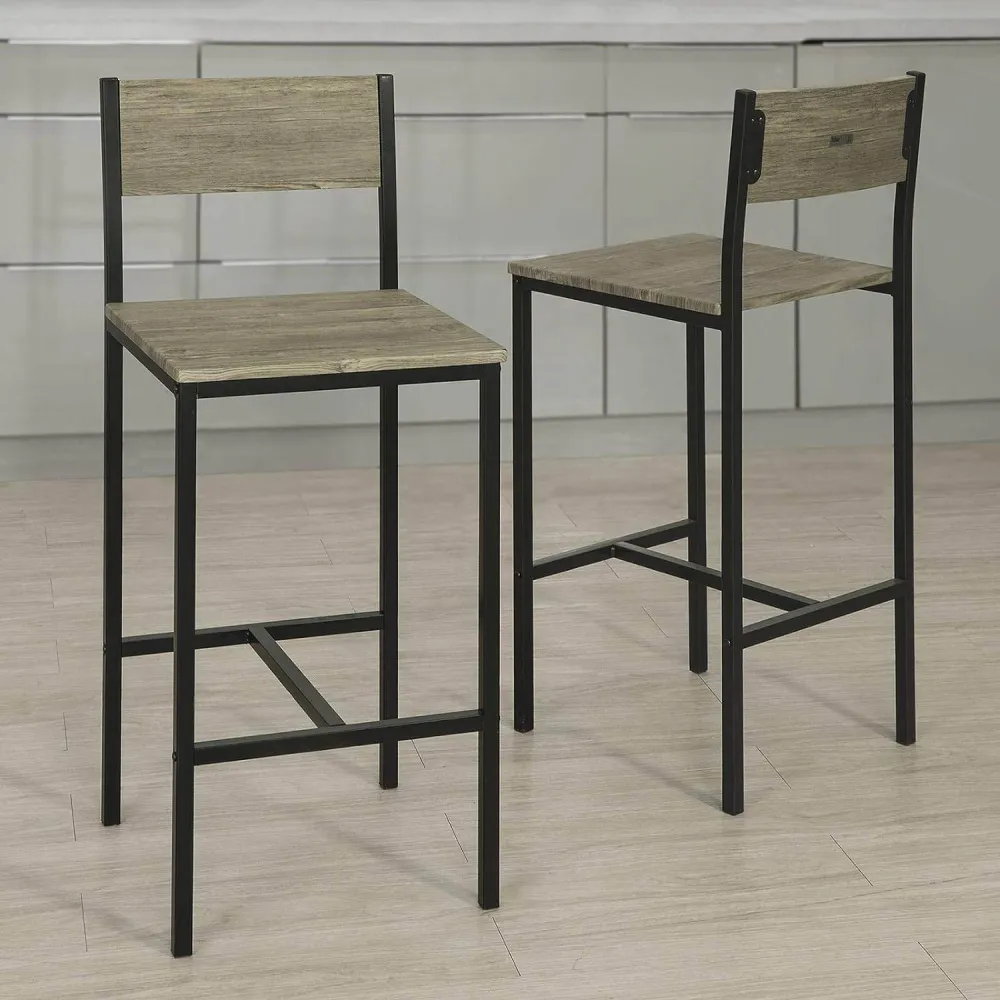 Set di 2 sgabelli da bar | sgabello da bancone | Altezza seduta 67 cm | metallo | FST53x2