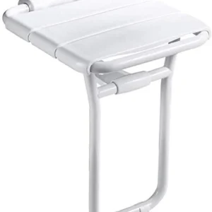 SETSCZY Sgabelli da Bagno, Sedia da Doccia Pieghevole Parete Sgabello di Sicurezza per Vasca da Bagno con Gambe di Support...