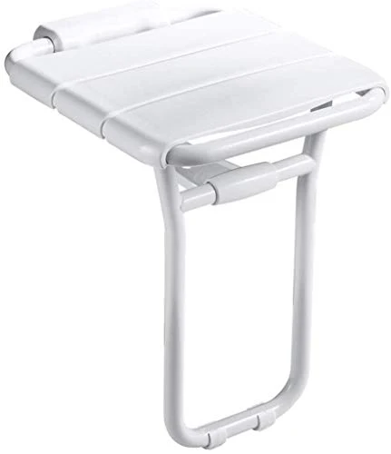 SETSCZY Sgabelli da Bagno, Sedia da Doccia Pieghevole Parete Sgabello di Sicurezza per Vasca da Bagno con Gambe di Support...