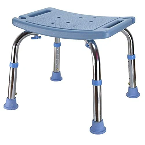 SETSCZY Sgabelli da Bagno, Sedia da Doccia Regolabile/Sgabello da Bagno con Gambe Alluminio durevoli/con Protezione antimi...