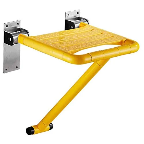 SETSCZY Sgabello da Doccia Parete, Sedile Pieghevole, Sedia da Bagno Acciaio Inossidabile per Anziani con disabilità, Sedi...