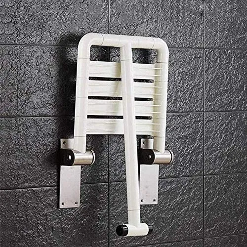 SETSCZY Sgabello da Doccia Parete, Sedile Pieghevole, Sedia da Bagno Acciaio Inossidabile per Anziani con disabilità, Sedi...