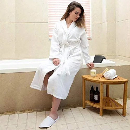 Sgabelli CJC Doccia Panca Doccia Ad Angolo con Ripiano, Sedile Angolare per Doccia, Bath Spa Panchina del Bagno Tavoli Ang...