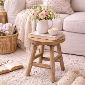 Sgabellino legno riciclato