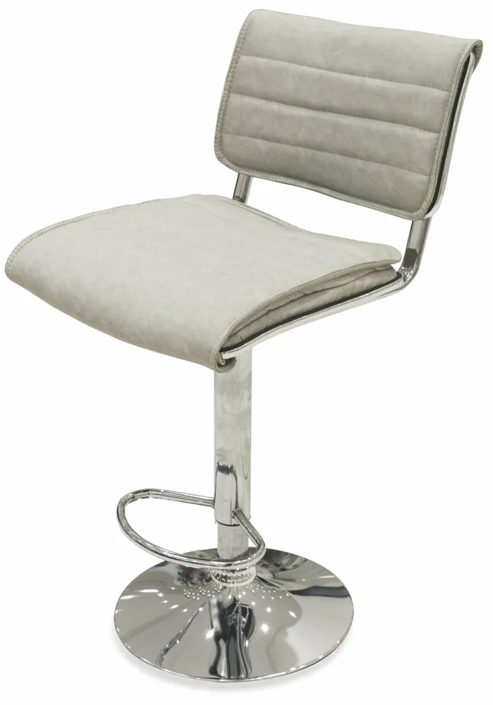 Sgabello 91x44x51 cm Similpelle Soriani Grigio