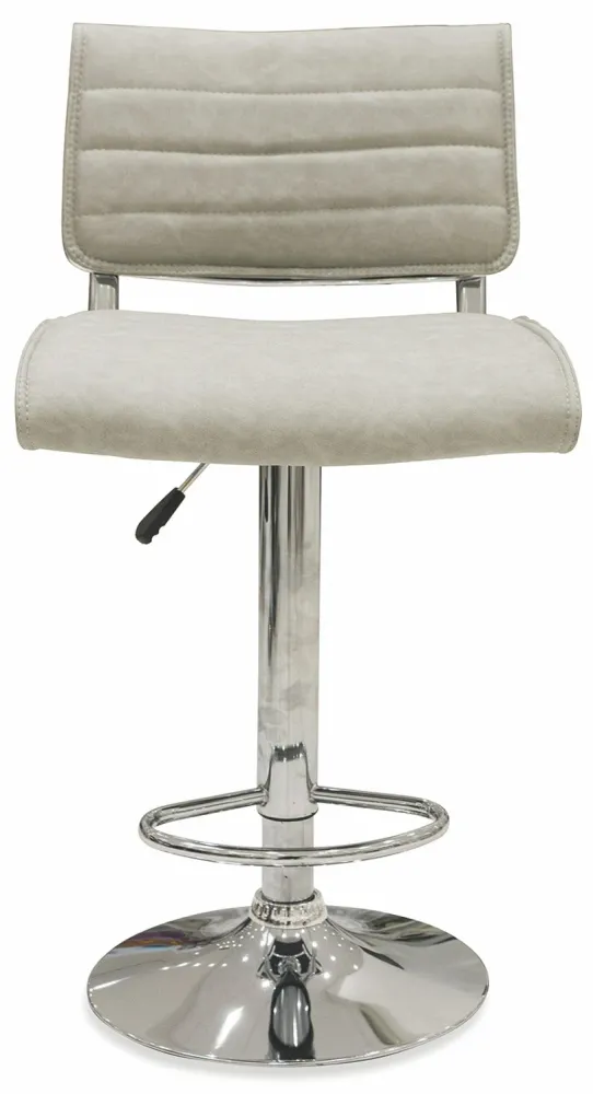 Sgabello 91x44x51 cm Similpelle Soriani Grigio