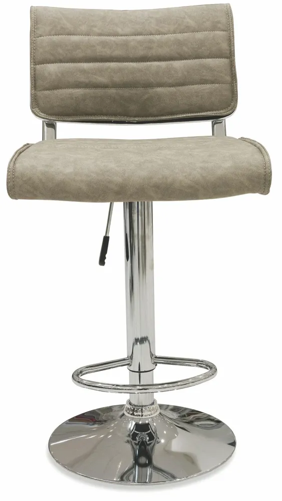 Sgabello 91x44x51 cm Similpelle Soriani Tortora