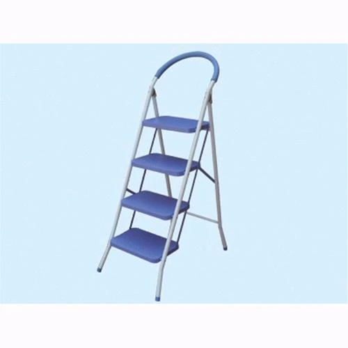 Sgabello Acciaio Mod. Step Up De Luxe 2 Gradini Portata 150kg 45x55xh81 Cm