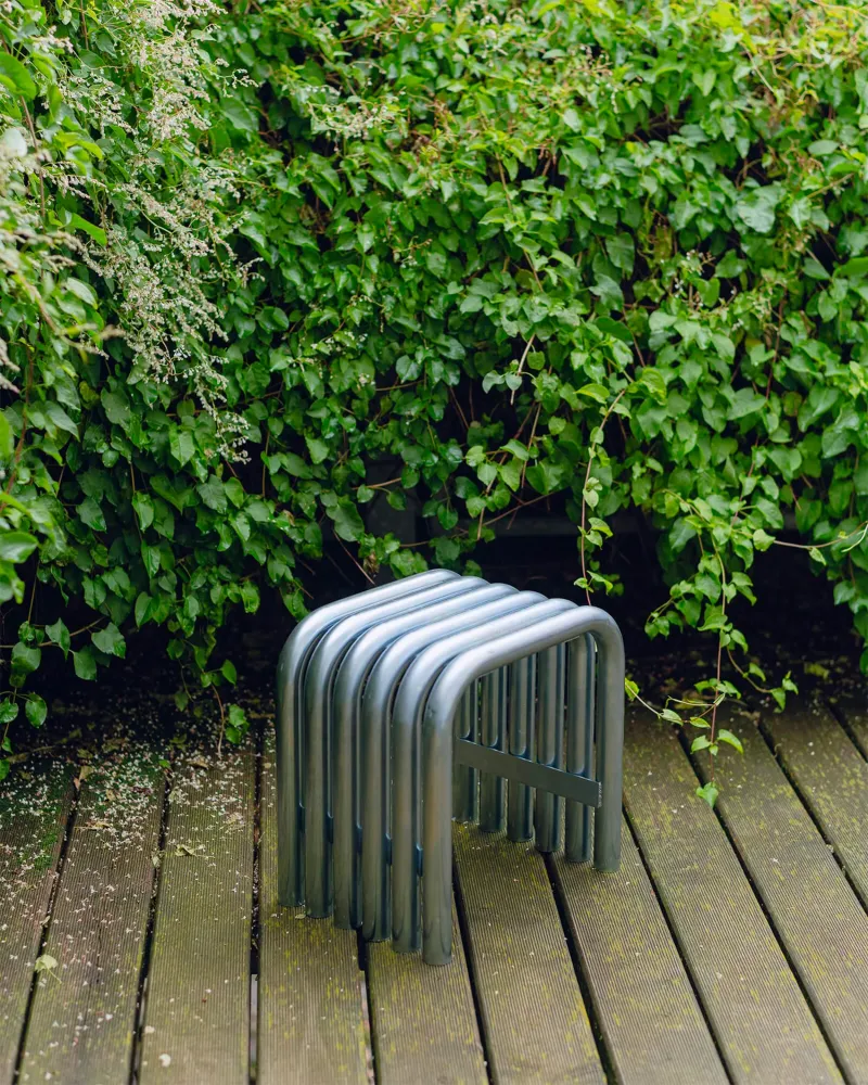 Sgabello acciaio Nook