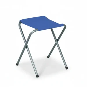 Sgabello Acciaio Senza Schienale Pieghevole Cm.32X32X41H. Vette
