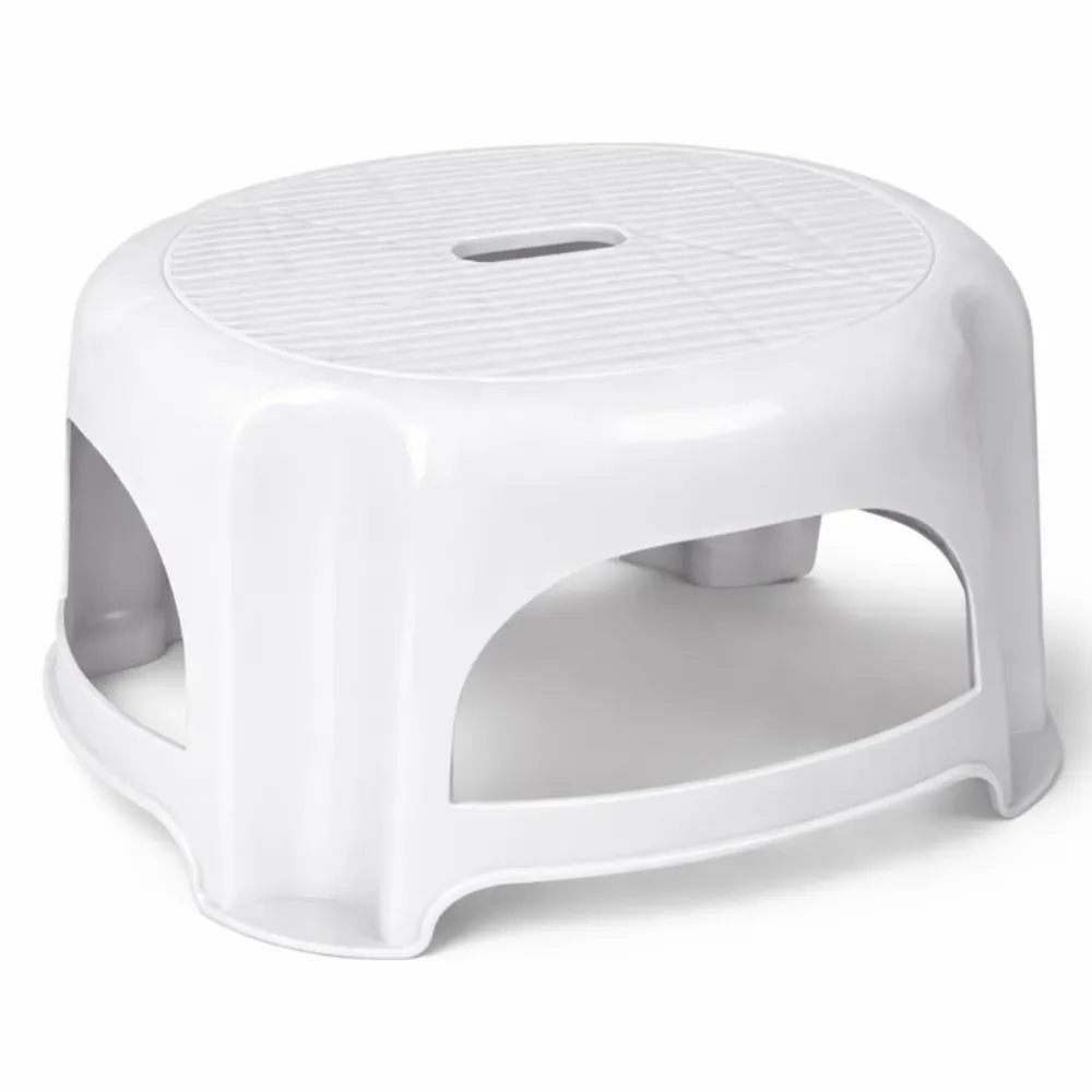 Sgabello antiscivolo plastica – Sgabello multiuso per casa e bagno – 32×27,5×18,5 cm – Colore casuale