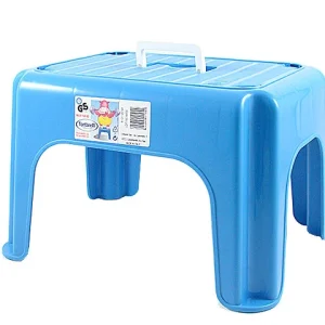 Sgabello azzurro c/maniglia 8101194788