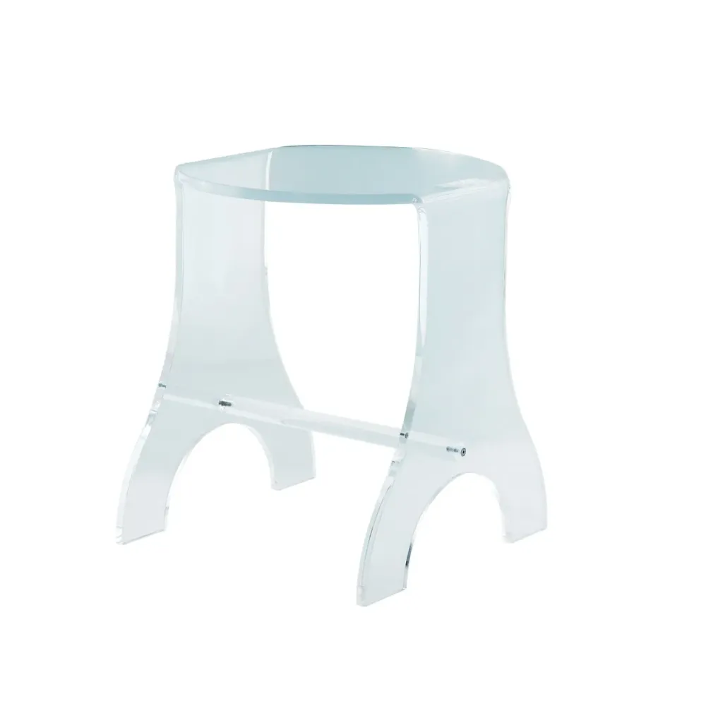Sgabello da bagno plexiglas - complementi bagno