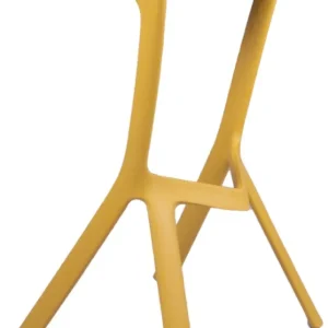 Sgabello da Bar Casa Cucina Polipropilene Vandi Giallo