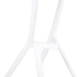 Sgabello da Bar Casa Cucina Polipropilene Vandi Bianco