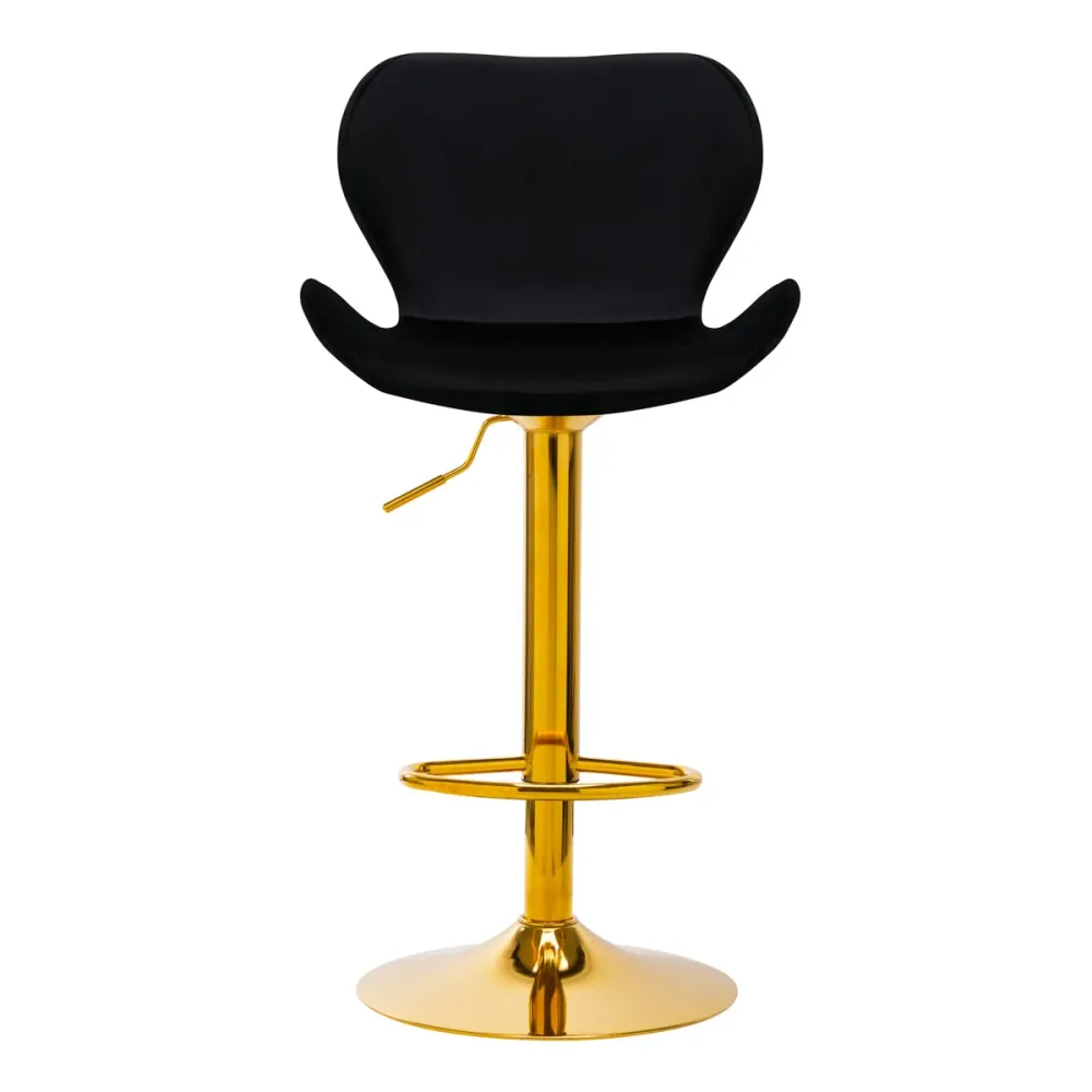 SGABELLO DA BAR QS-B15 VELLUTO NERO