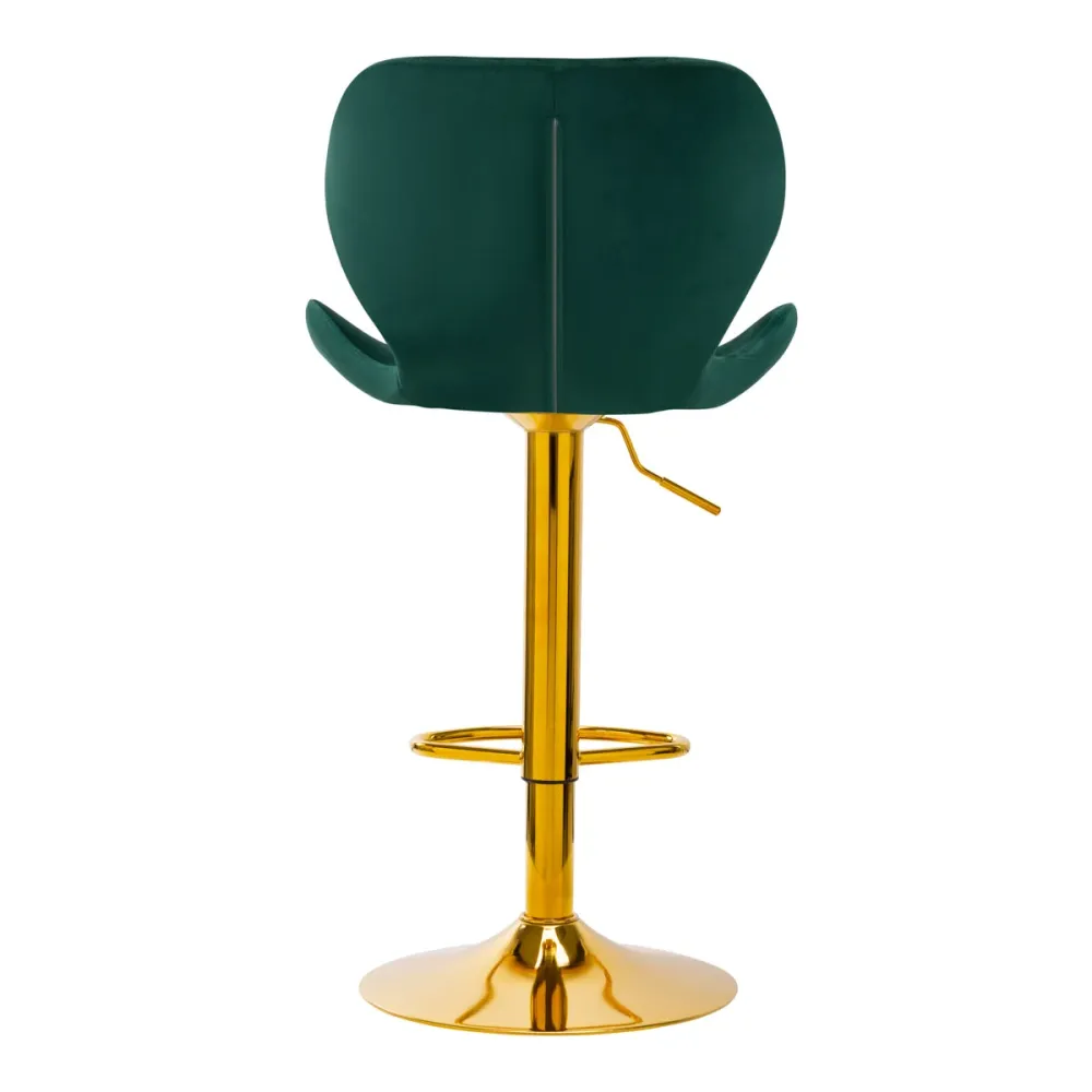 SGABELLO DA BAR QS-B15 VELLUTO VERDE