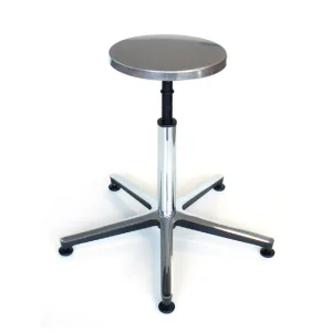 Sgabello base fissa alluminio