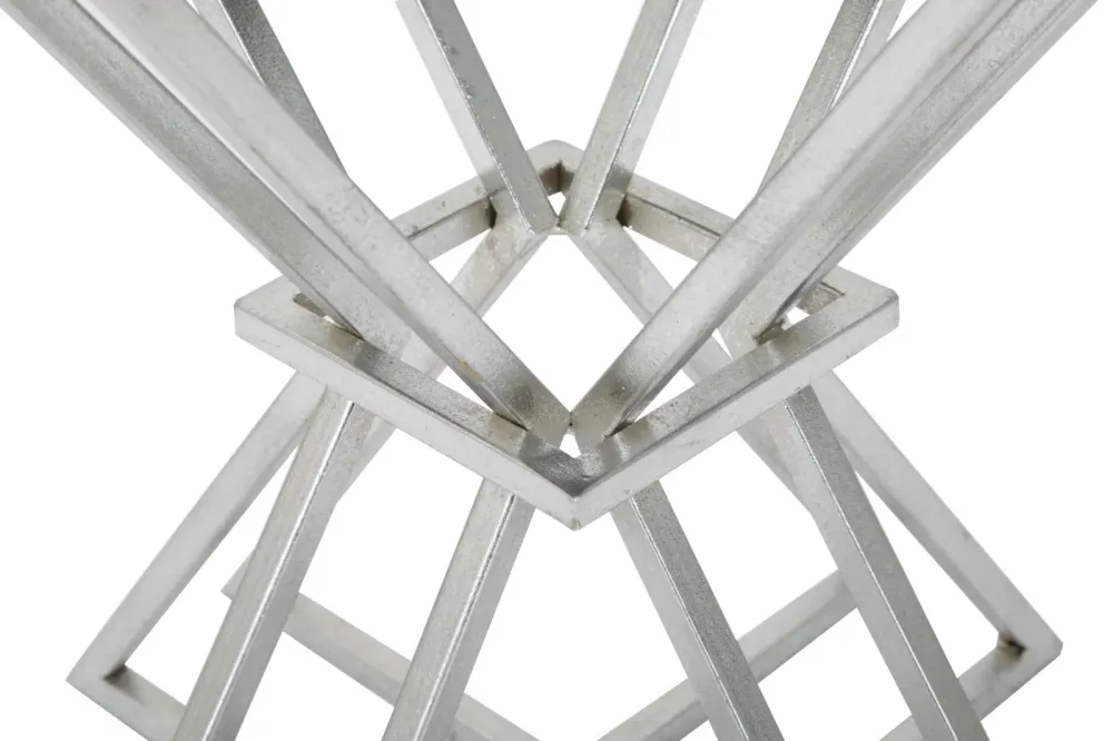 Sgabello basso design metallo e seduta tessuto nero cm Ø 40x50h