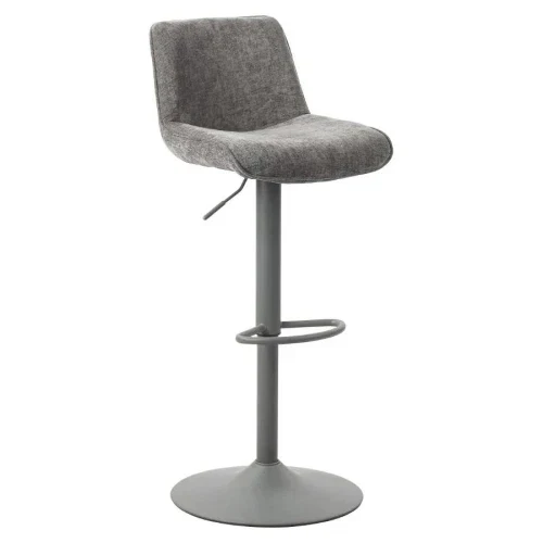 SGABELLO CINDY TESSUTO GRIGIO 50,5X45X88,5-110CM