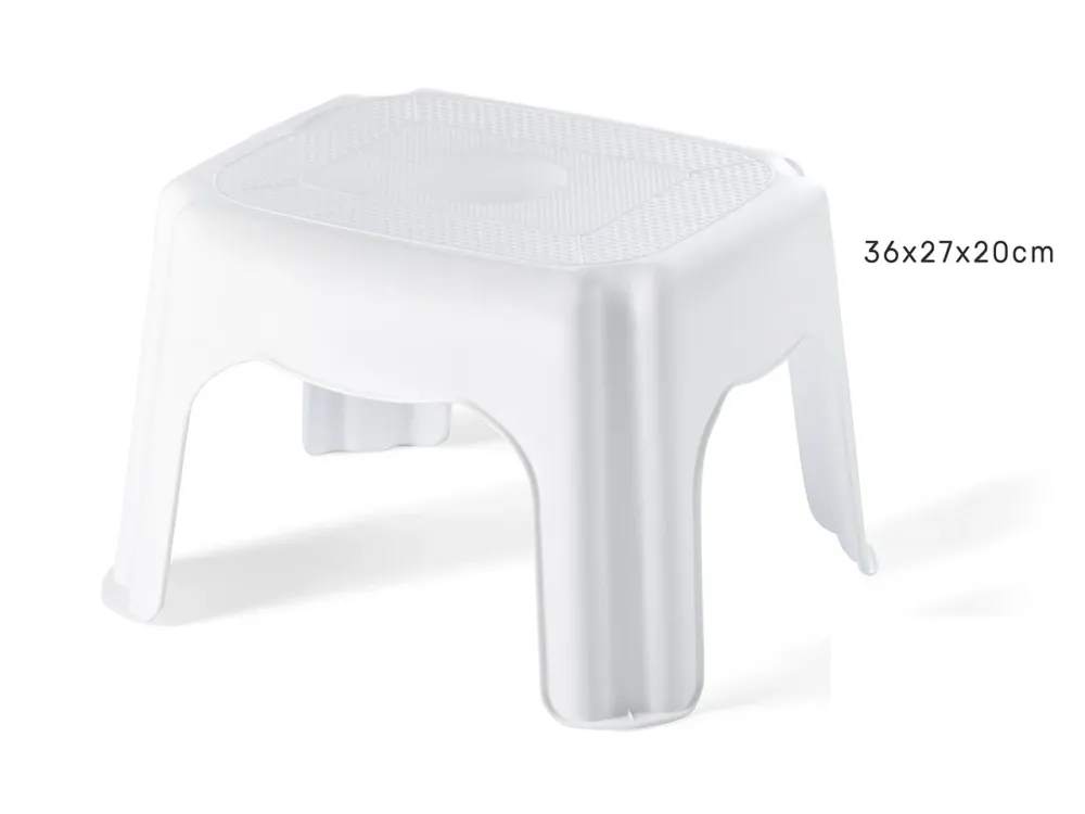 Sgabello colore bianco