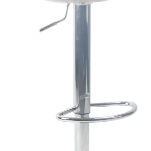 Sgabello con Alzata Gas e Seduta Girevole ABS Motti Seattle Beige Lucido