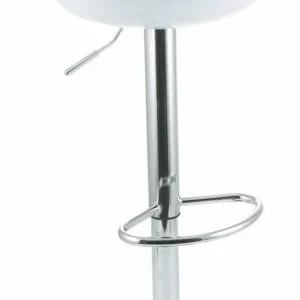 Sgabello con Alzata Gas e Seduta Girevole ABS Soriani Bianco