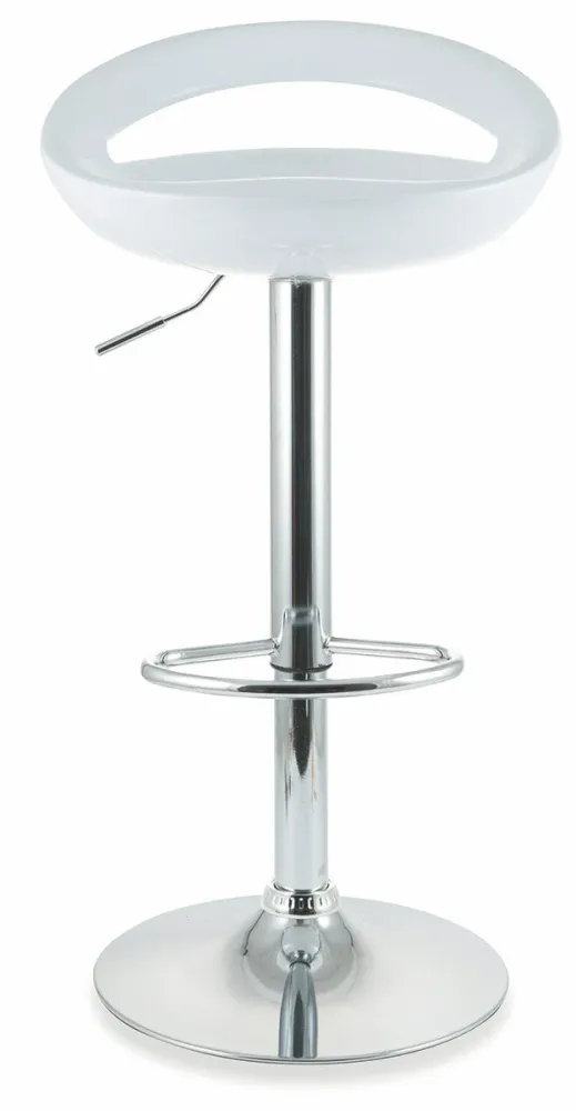 Sgabello con Alzata Gas e Seduta Girevole ABS Soriani Bianco