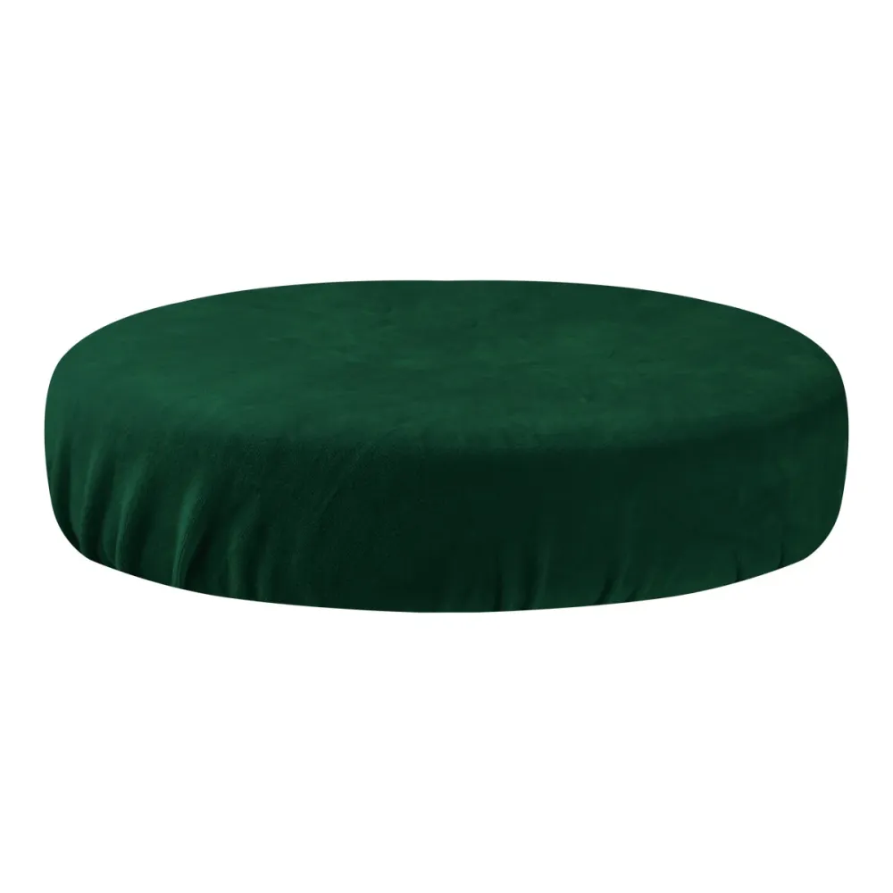 SGABELLO CON COPERTURA VELLUTO VERDE BOTTIGLIA