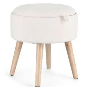 SGABELLO CONTENITORE.ZOYA C-VASS BIA
