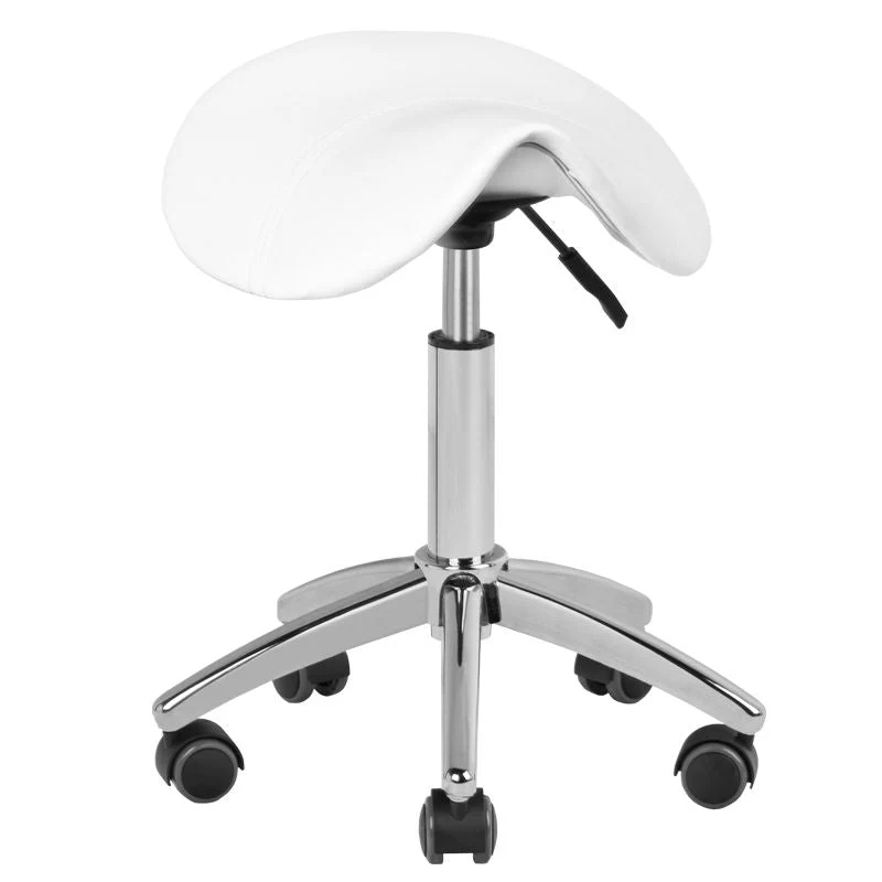 Sgabello cosmetico AM-302 bianco