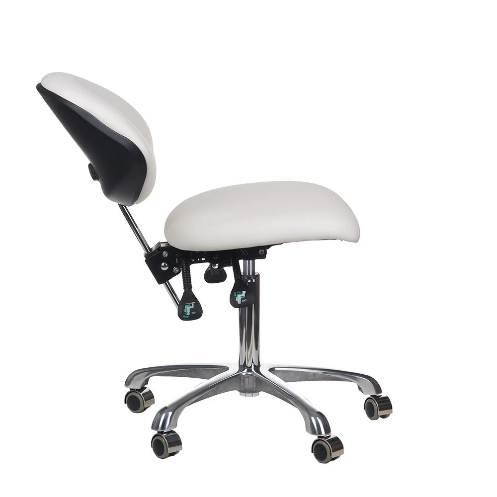 Sgabello cosmetico -8377 bianco