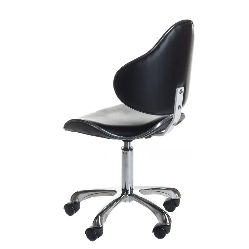 Sgabello cosmetico con schienale BD-9933 Nero