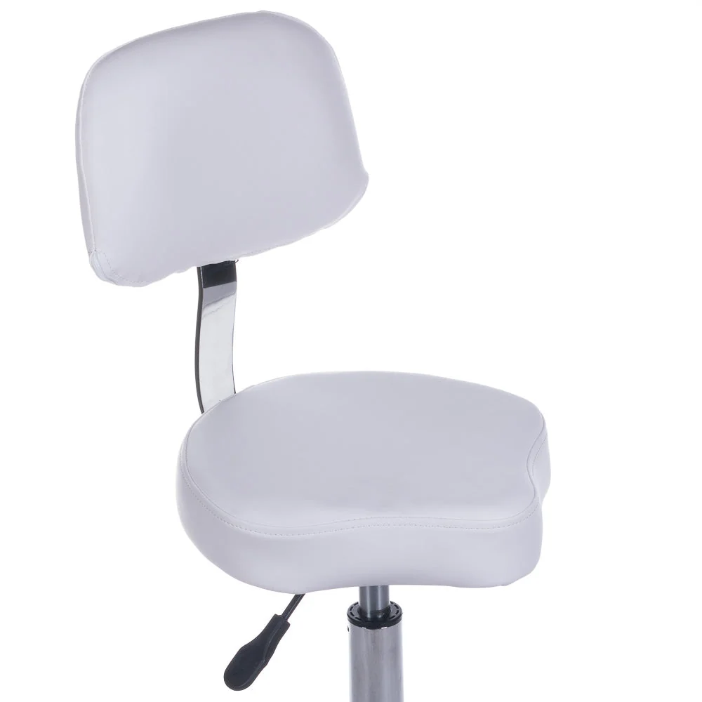 Sgabello cosmetico con schienale BH-7268 Bianco