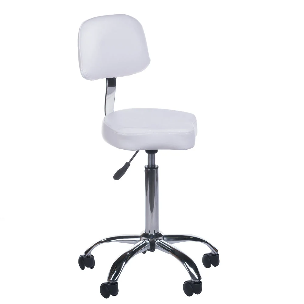 Sgabello cosmetico con schienale BH-7268 Bianco