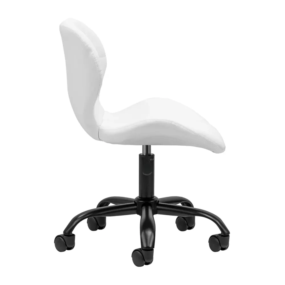 Sgabello cosmetico QS-06B bianco